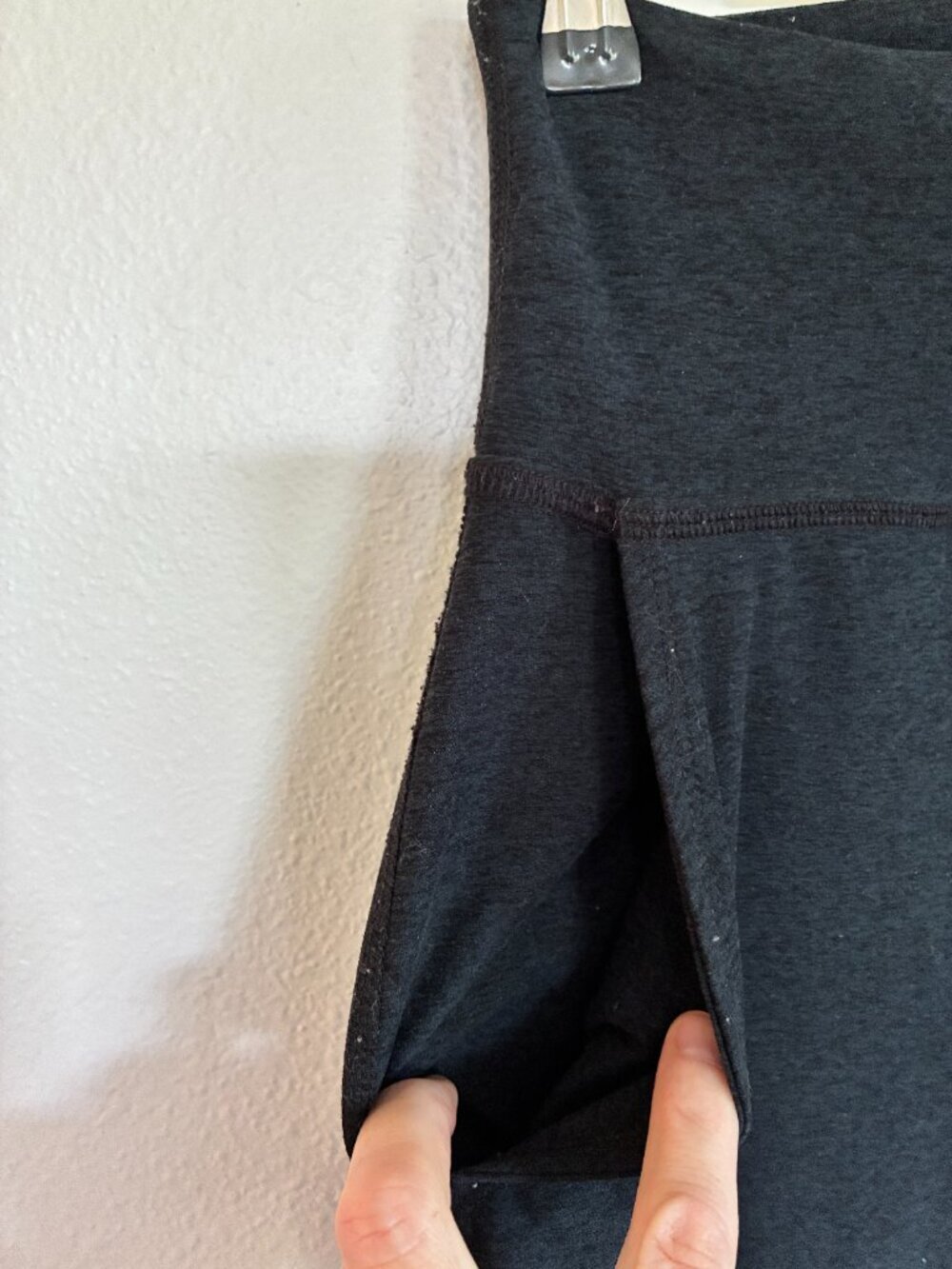 Beyond Yoga Pants Charcoal Gray Wide Leg Athleisure Lounge Comfort - Picture 3 of 6